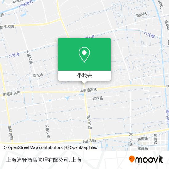 上海迪轩酒店管理有限公司地图