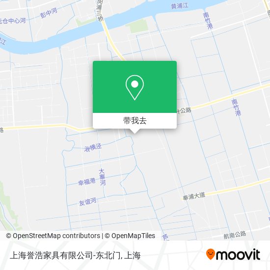 上海誉浩家具有限公司-东北门地图