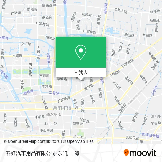 客好汽车用品有限公司-东门地图