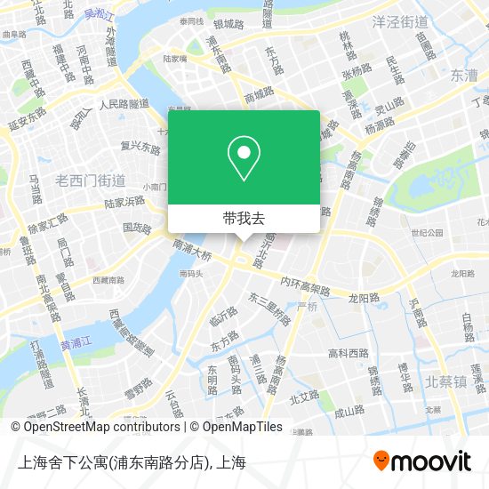 上海舍下公寓(浦东南路分店)地图
