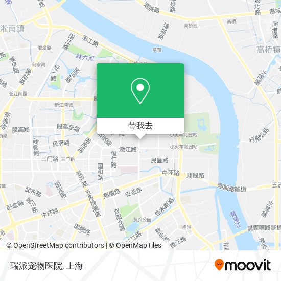 瑞派宠物医院地图