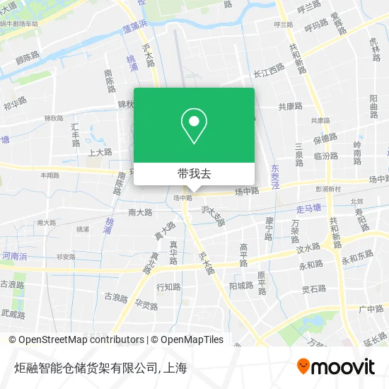 炬融智能仓储货架有限公司地图
