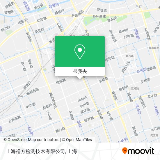 上海裕方检测技术有限公司地图
