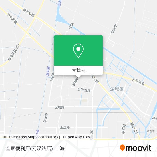 全家便利店(云汉路店)地图