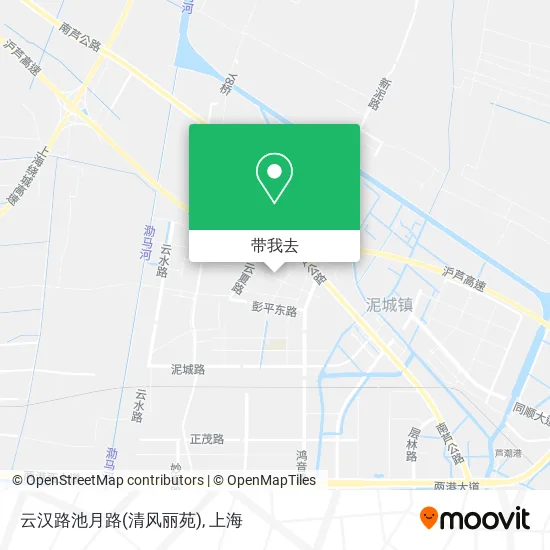 云汉路池月路(清风丽苑)地图