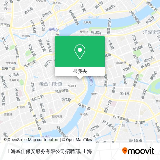 上海威仕保安服务有限公司招聘部地图