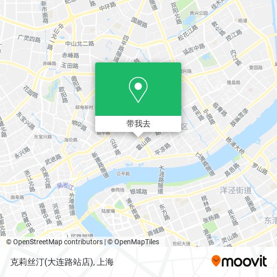 克莉丝汀(大连路站店)地图