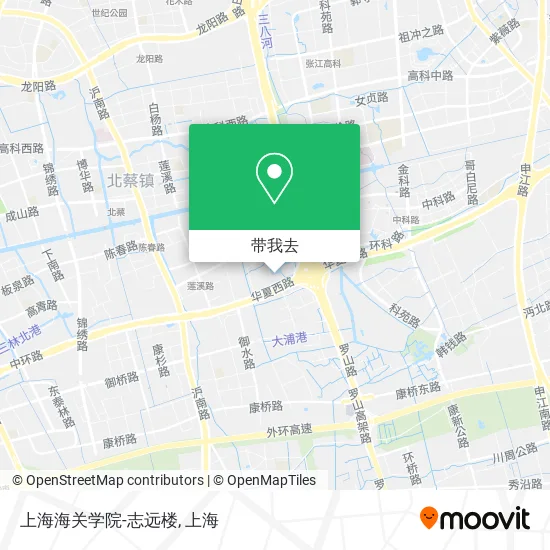 上海海关学院-志远楼地图