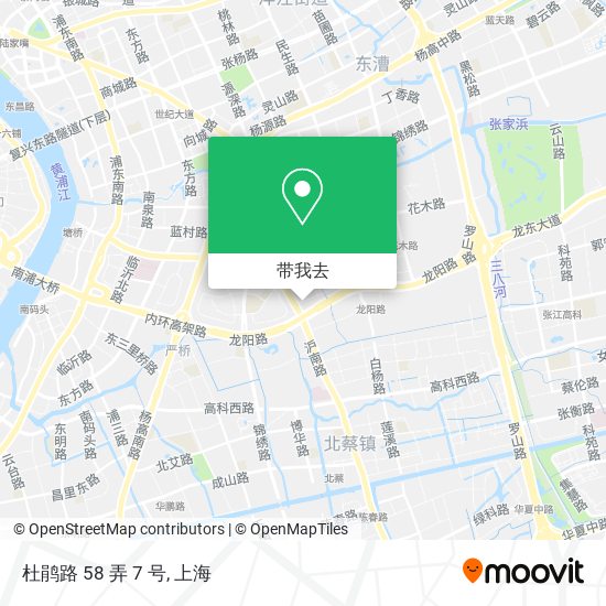 杜鹃路 58 弄 7 号地图