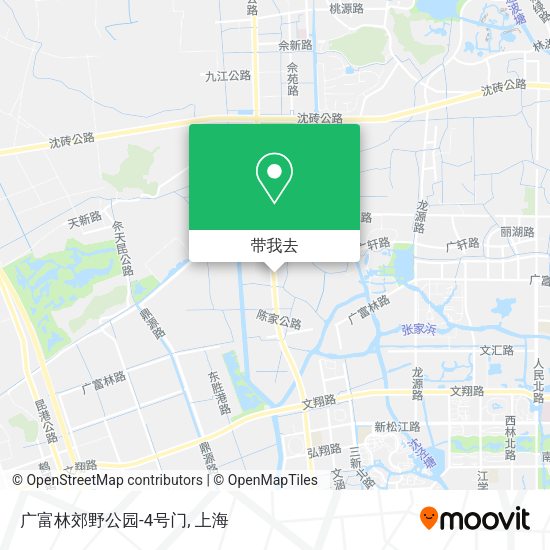 广富林郊野公园-4号门地图