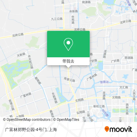 广富林郊野公园-4号门地图