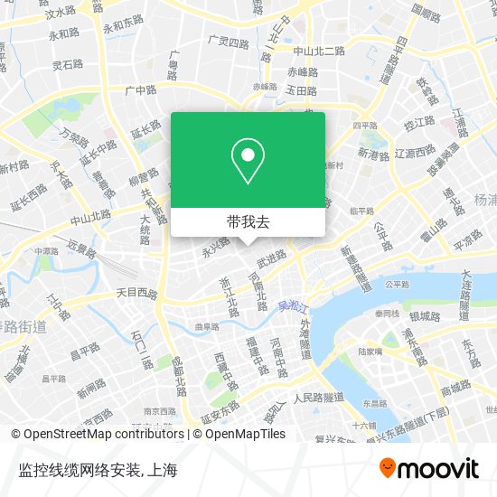 监控线缆网络安装地图