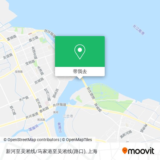 新河至吴淞线/马家港至吴淞线(路口)地图