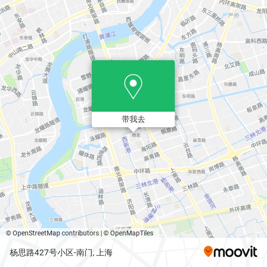 杨思路427号小区-南门地图