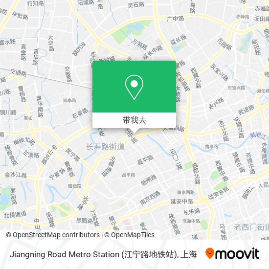 Jiangning Road Metro Station (江宁路地铁站)地图