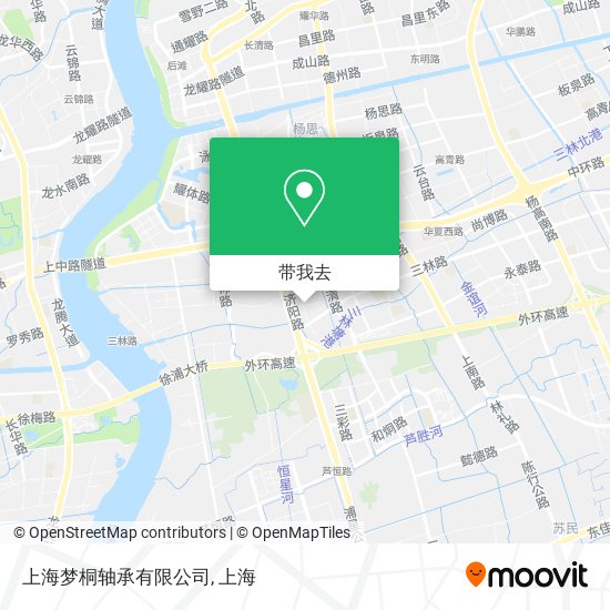 上海梦桐轴承有限公司地图