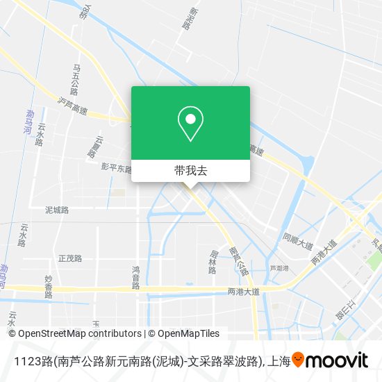 1123路(南芦公路新元南路(泥城)-文采路翠波路)地图