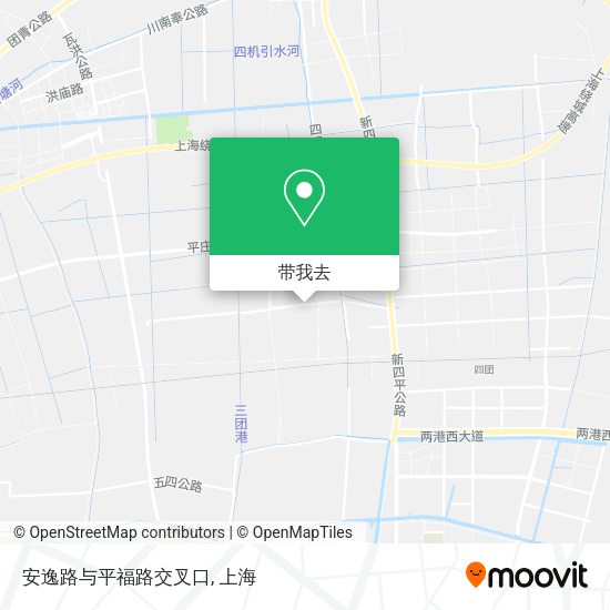 安逸路与平福路交叉口地图