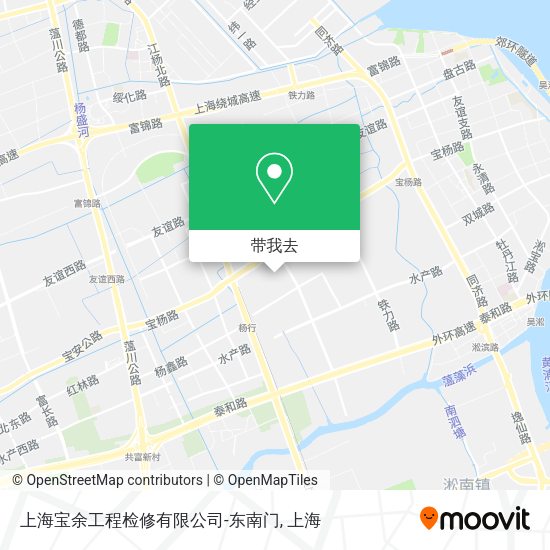 上海宝余工程检修有限公司-东南门地图