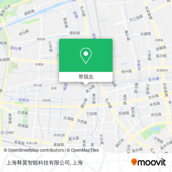 上海释翼智能科技有限公司地图