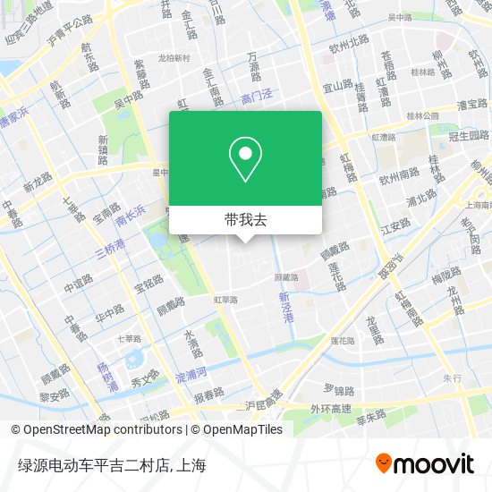 绿源电动车平吉二村店地图