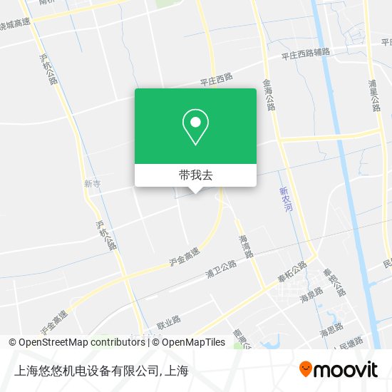 上海悠悠机电设备有限公司地图