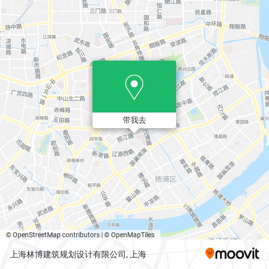 上海林博建筑规划设计有限公司地图