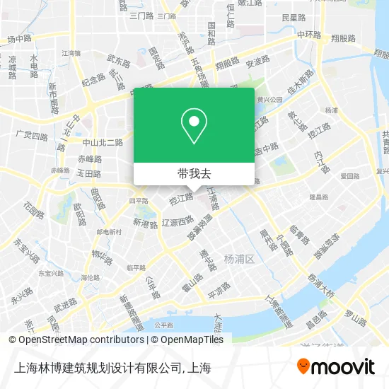 上海林博建筑规划设计有限公司地图