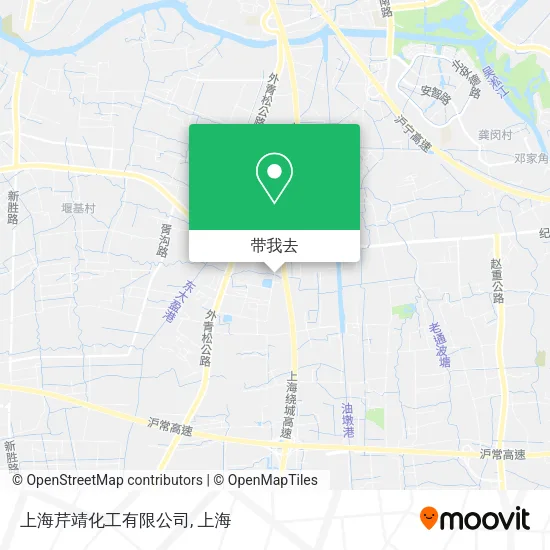 上海芹靖化工有限公司地图