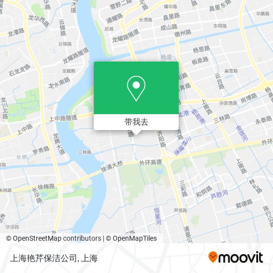 上海艳芹保洁公司地图