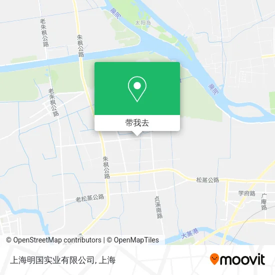 上海明国实业有限公司地图
