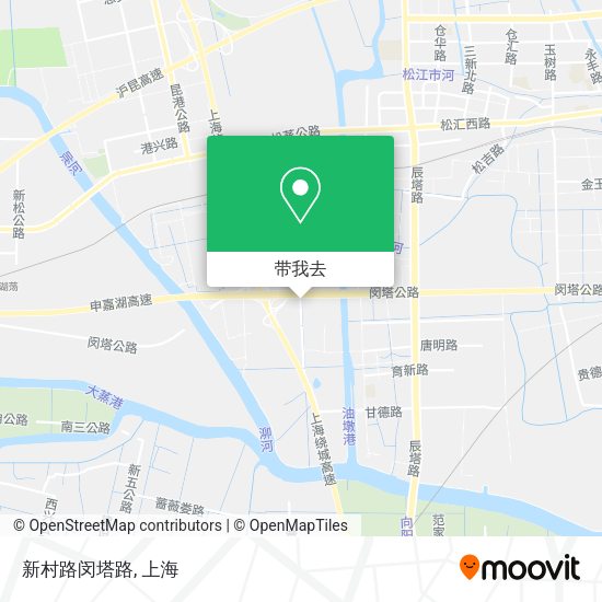 新村路闵塔路地图