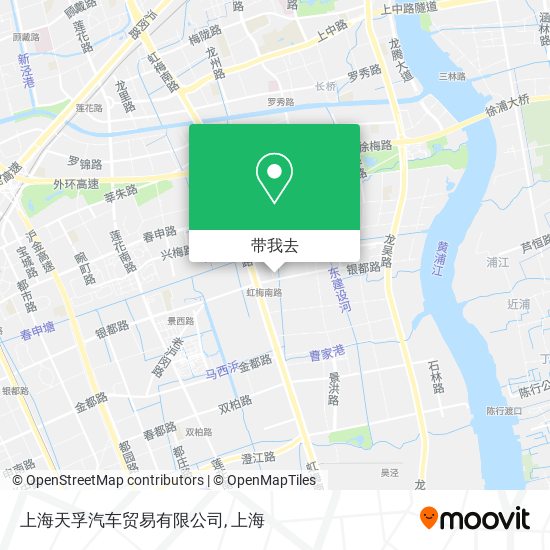 上海天孚汽车贸易有限公司地图