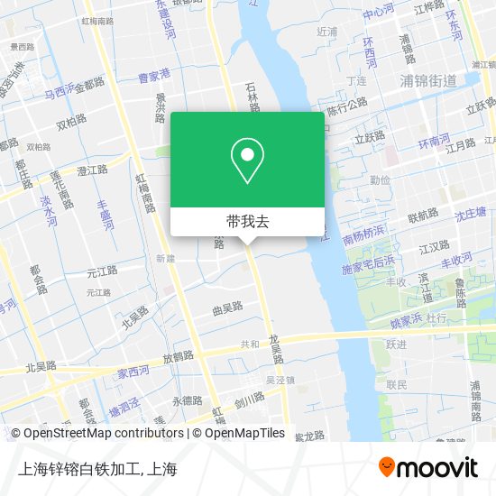 上海锌镕白铁加工地图