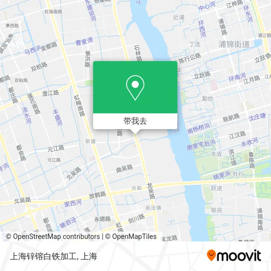 上海锌镕白铁加工地图