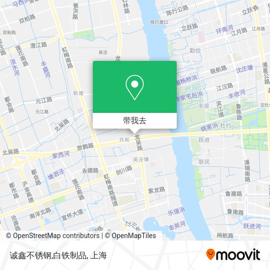 诚鑫不锈钢,白铁制品地图