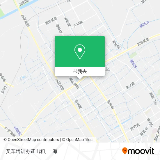 叉车培训办证出租地图