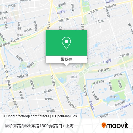 康桥东路/康桥东路1300弄(路口)地图
