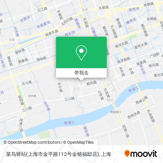 菜鸟驿站(上海市金平路112号金铭福邸店)地图