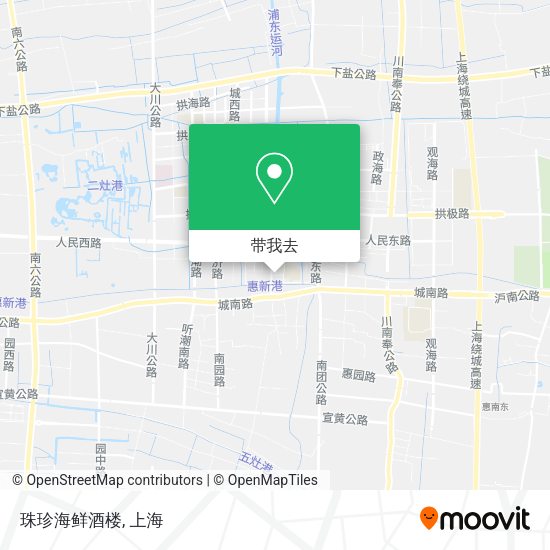 珠珍海鲜酒楼地图
