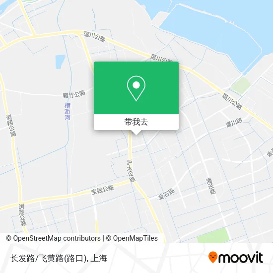 长发路/飞黄路(路口)地图
