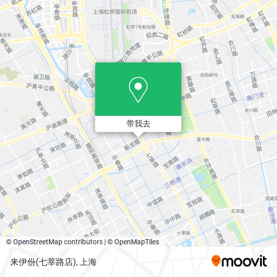 来伊份(七莘路店)地图