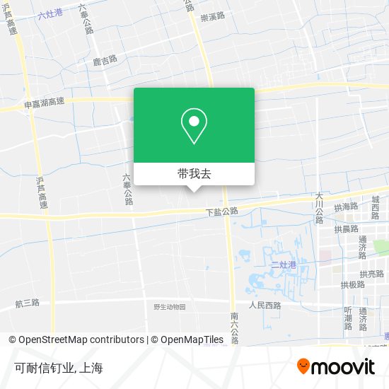 可耐信钉业地图