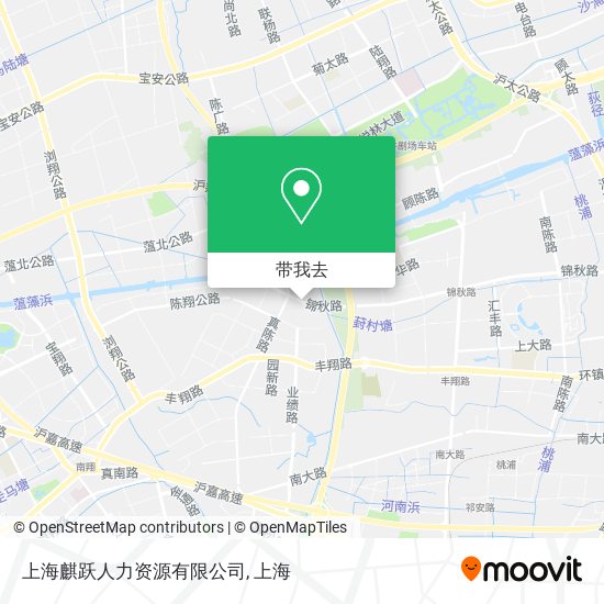 上海麒跃人力资源有限公司地图