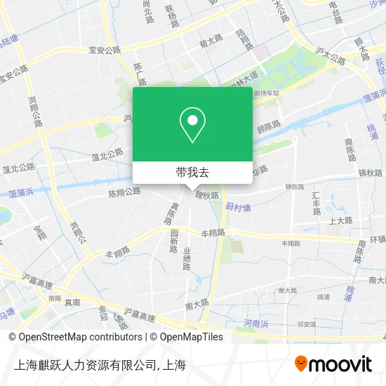 上海麒跃人力资源有限公司地图