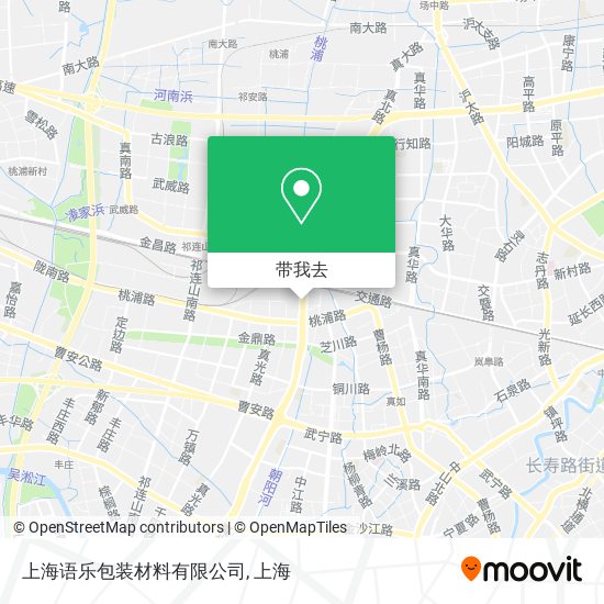 上海语乐包装材料有限公司地图