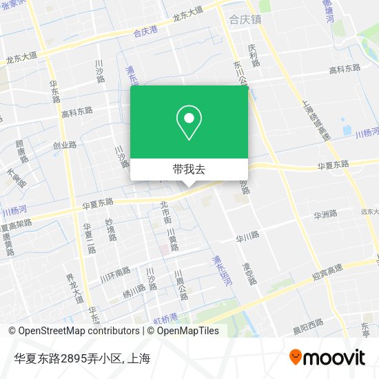 华夏东路2895弄小区地图