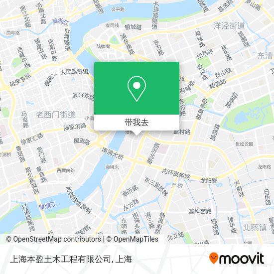 上海本盈土木工程有限公司地图