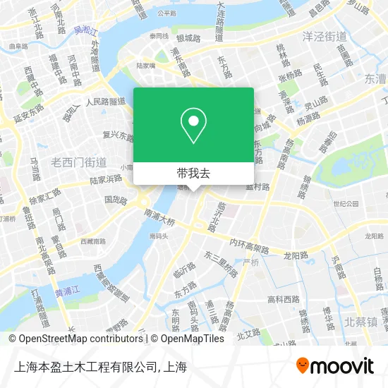 上海本盈土木工程有限公司地图