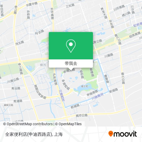 全家便利店(申迪西路店)地图